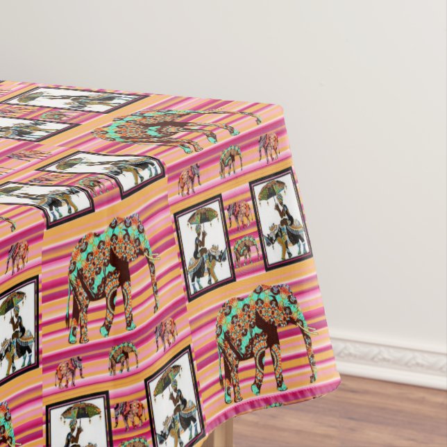 Mantel Tablecloso: La banda de las elefantes africanas (In Situ)