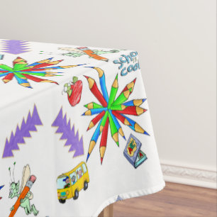 Mantel Tablecloth Back to School es Guay