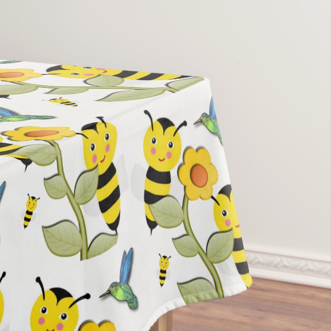Mantel Tablecloth Bumblebee (In Situ)