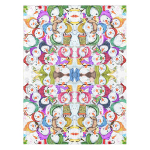 Mantel Tablecloth de Fiestas de nieve Navidades