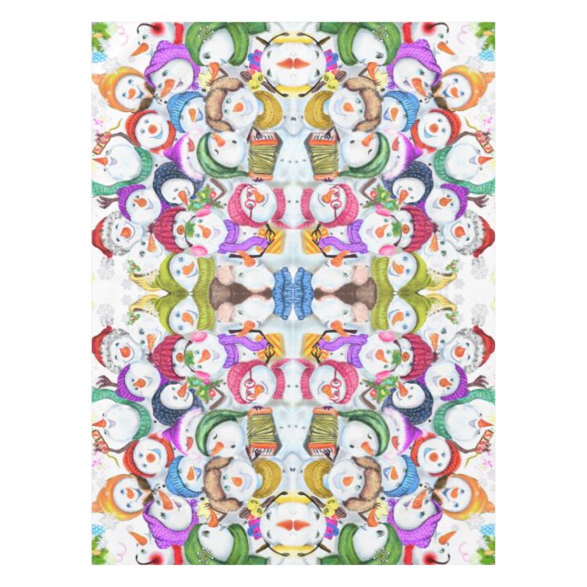 Mantel Tablecloth de Fiestas de nieve Navidades (Anverso)