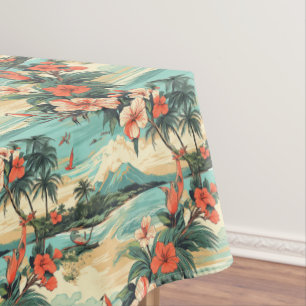 Mantel Tablecloth de Hawaii Theme Beach Fiesta