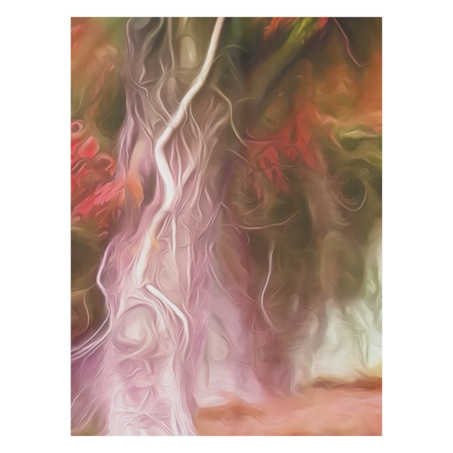 Mantel Tablecloth Dream Light Red Tree (Anverso)