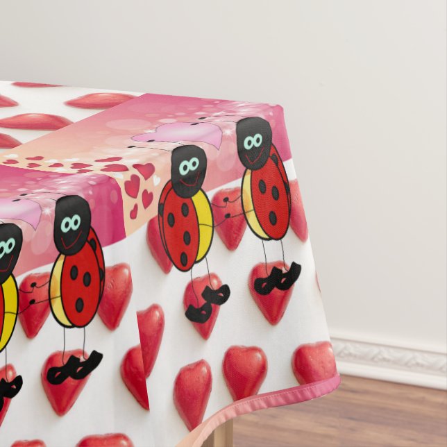Mantel Tablecloth El día de San Valentín Ladybug (In Situ)
