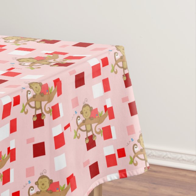 Mantel Tablecloth El día de San Valentín Mono (In Situ)