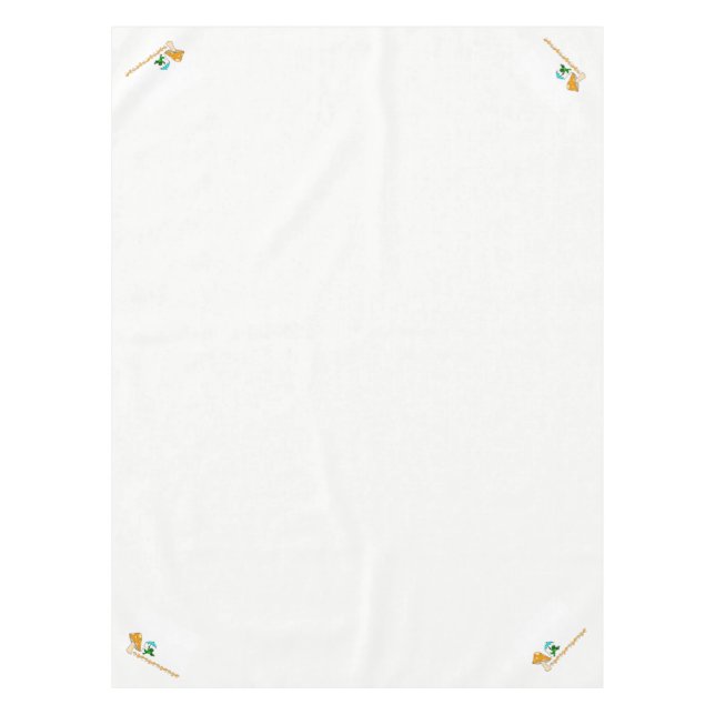 Mantel Tablecloth Estilo Ribbit Blanco Espuma de rana (Anverso)