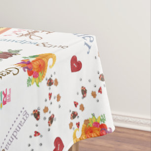 Mantel Tablecloth Feliz Día de Acción de Gracias a nuestr
