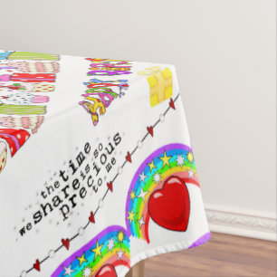 Mantel Tablecloth Feliz Día de San Valentín feliz cumplea