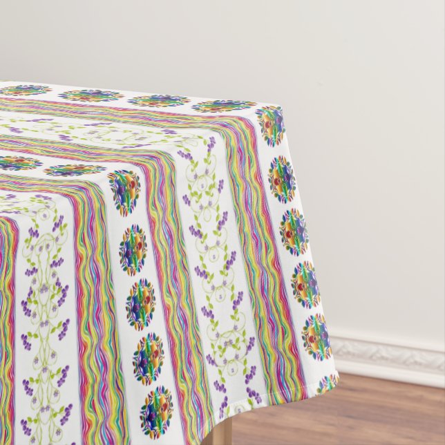 Mantel Tablecloth Floral (In Situ)