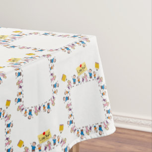 Mantel Tablecloth Love Kids