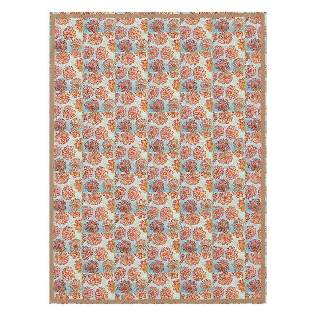 Mantel Tablecloth Marigolds 6 (Anverso)