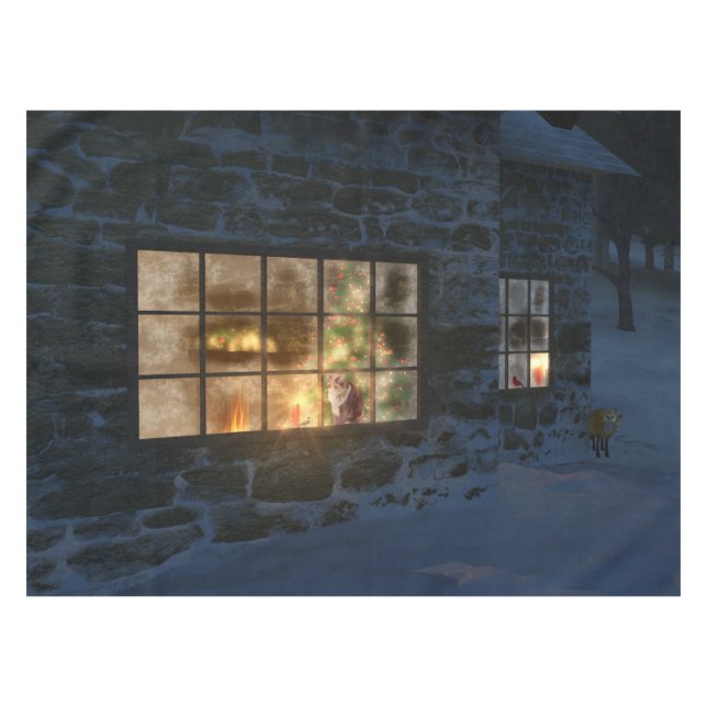 Mantel Tablecloth Navidades de Cwm (Frente (Horizontal))