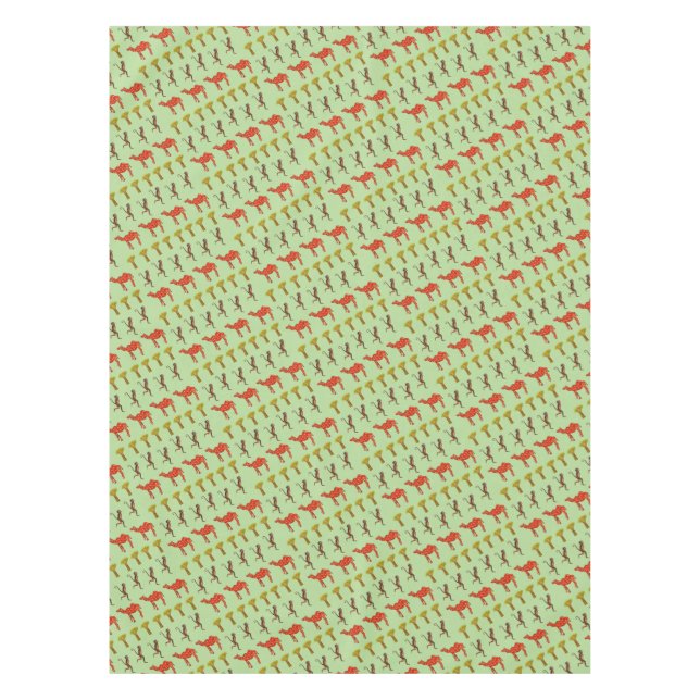 Mantel Tablecloth Personalizado de la jungla (Anverso)