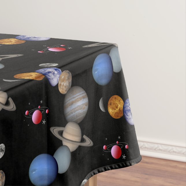 Mantel Tablecloth Solar System Planets (In Situ)