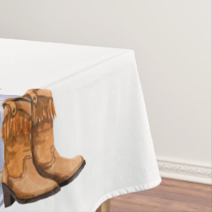 Mantel Tablecloth Summer Country Wedding Rustic Watercolo