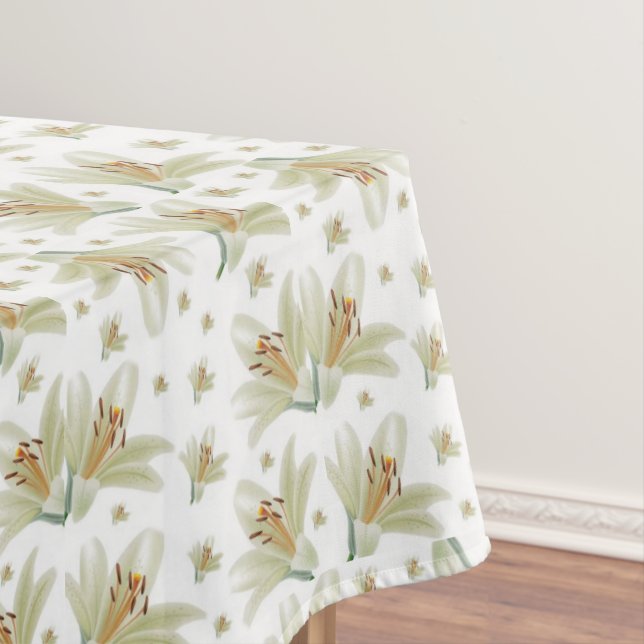 Mantel Tablecloth Tulips (In Situ)
