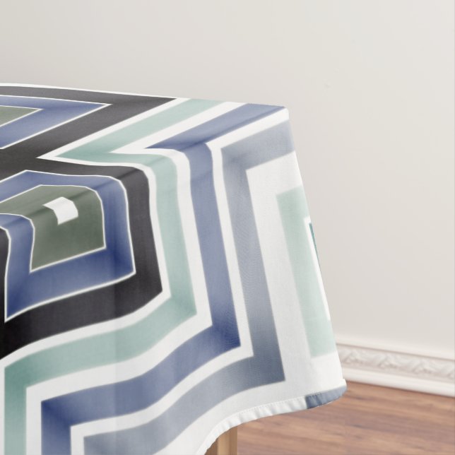 Mantel Tablero azul y Verde azulado moderno (In Situ)