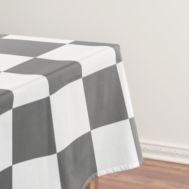 Mantel Tablero de ajedrez gris clásico (In Situ)