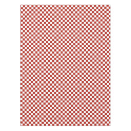 Mantel Tablero de cheques de picnic rojo y blanco