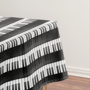 Mantel Tablero de diseño musical del teclado del piano