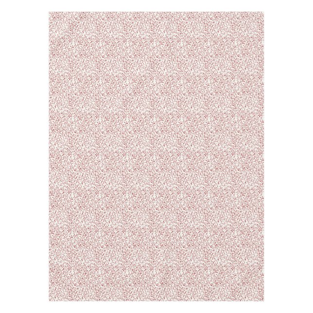 Mantel Tablero de pergamino rojo - Elegancia de vacacione (Anverso)
