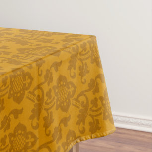 Mantel Tablero floral medieval naranja, 52 x 70