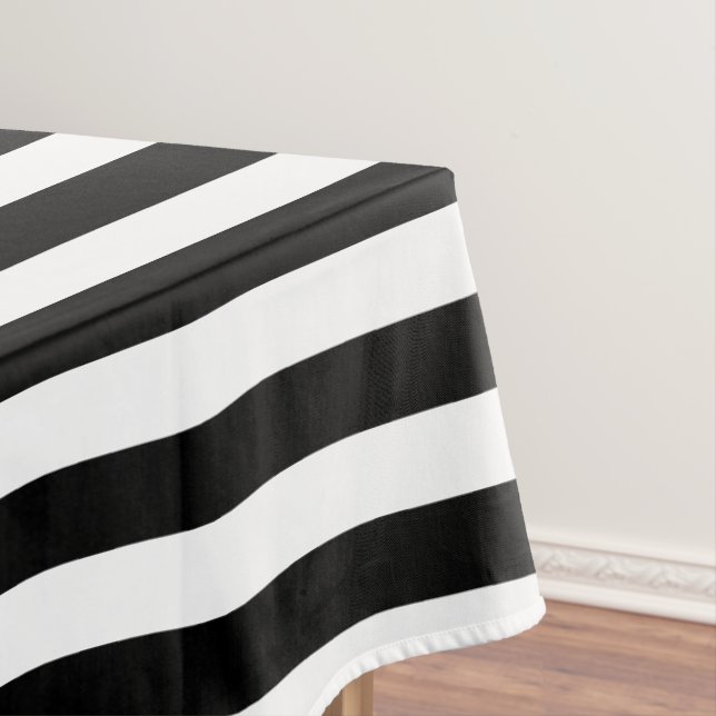 Mantel Tablero-franjas negras y blancas (In Situ)