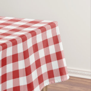Mantel Tablero rojo de Gingham - BBQ Cocinar Nacimiento p