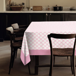 Mantel Tablero rosa rosado clásico para el encanto rústic