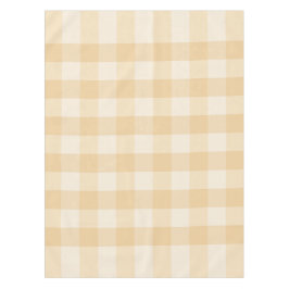Mantel Tablero suave beige de Gingham - Mañana mínima