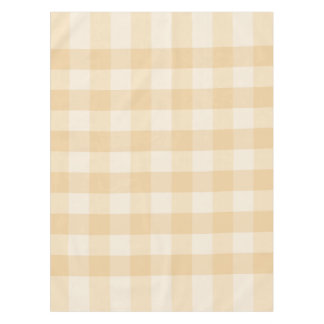 Mantel Tablero suave beige de Gingham - Mañana mínima