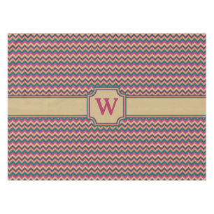 Mantel Tablero trópico zigzag