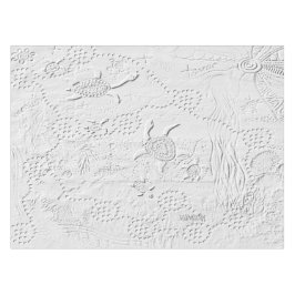 Mantel Tabletas de arte aborigen Grabado en relieve de Oc