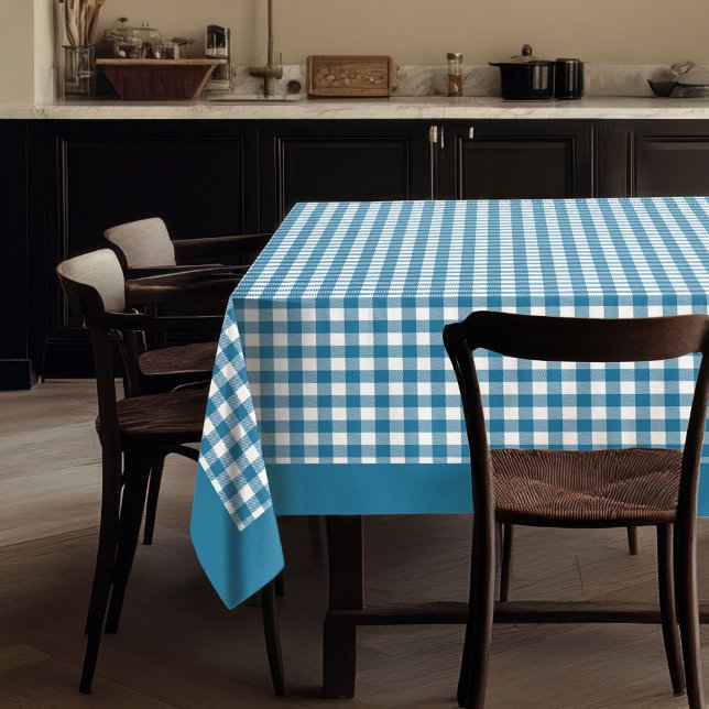 Mantel Tabletas de plástico azul para comidas acogedoras (Timeless Blue Plaid Tablecloth for Cozy Meals)