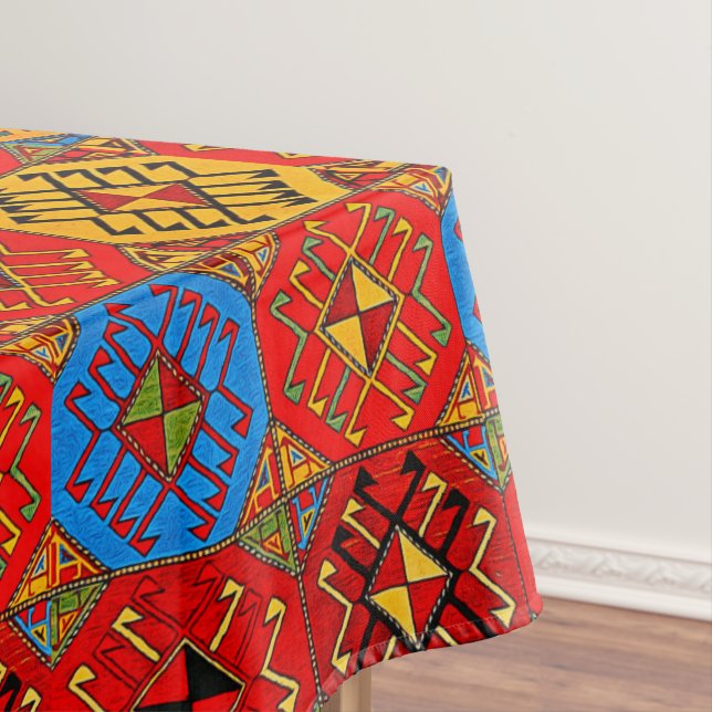 Mantel Tablilla de algodón, Personalizado folk armenio, 5 (In Situ)