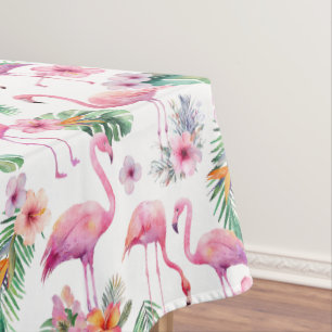 Mantel Tablilla de Baby Shower Flamingo Tropical