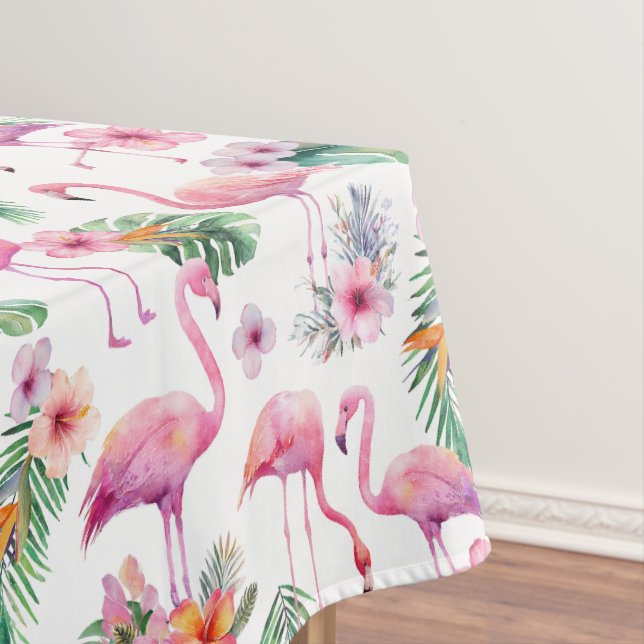 Mantel Tablilla de Baby Shower Flamingo Tropical (In Situ)