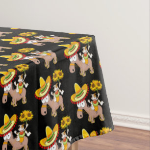 Mantel Tablilla de Caballo Floral de Girasol