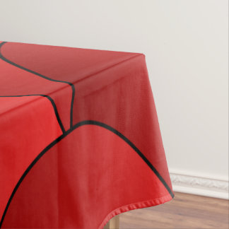 Mantel Tablilla de diseño de escalas rojas Art Deco