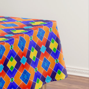 Mantel Tablilla de diseño de mosaico retro