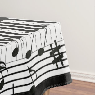 Mantel Tablilla de diseño de música para piano