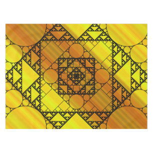 Mantel Tablilla de geometría fractal