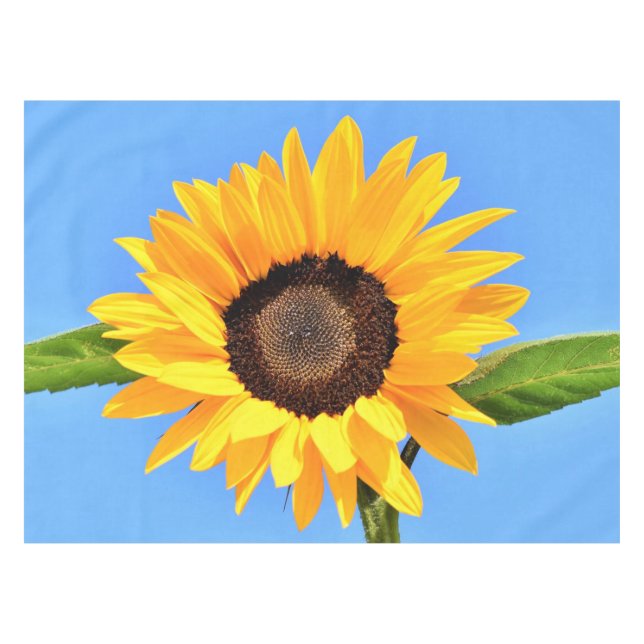 Mantel Tablilla de girasol amarillo (Frente (Horizontal))