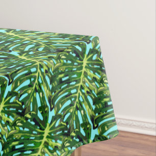 Mantel Tablilla de hojas verdes