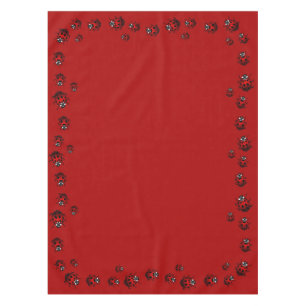 Mantel Tablilla de la Boca de la Ladybug Tablecloth