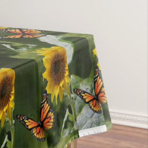Mantel Tablilla de mariposa de girasol