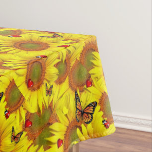 Mantel Tablilla de mariposa de mariposa de girasol