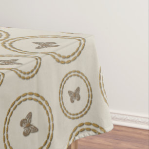 Mantel Tablilla de mariposa de oro de bonito