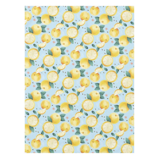 Mantel Tablilla de patrones de cítricos (Anverso)