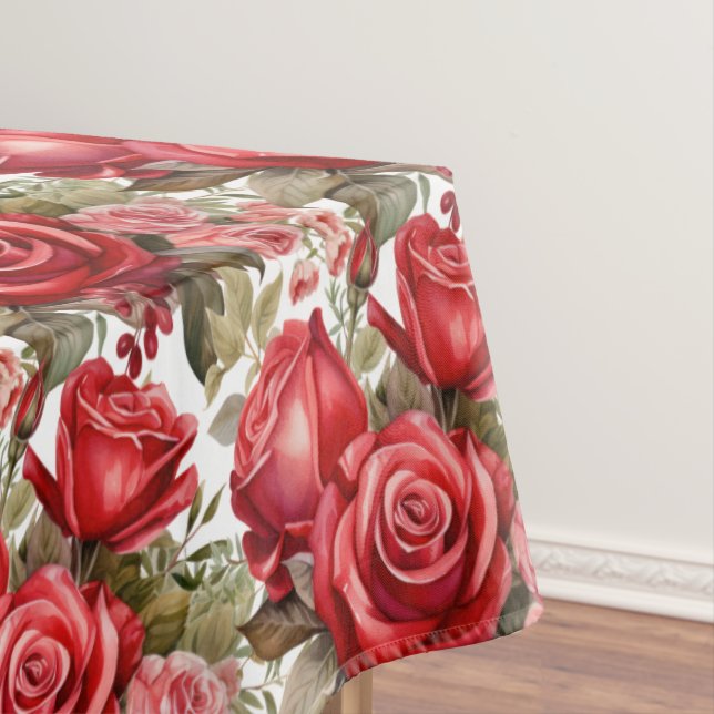 Mantel Tablilla de rosas rojas de moda (In Situ)